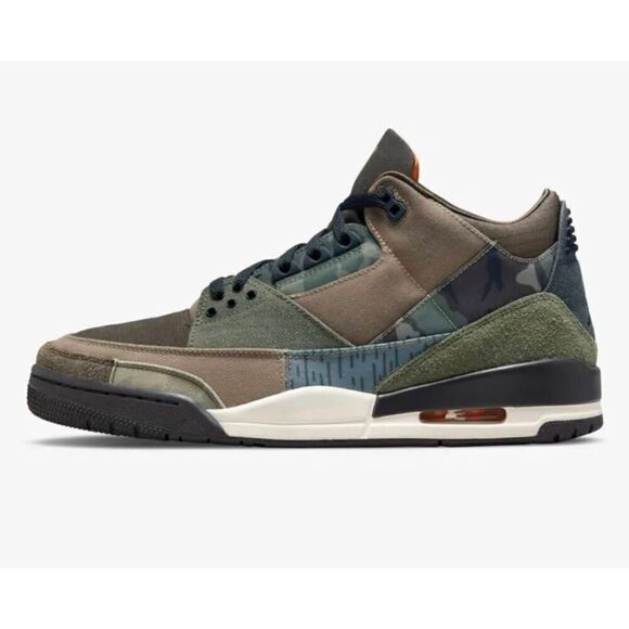 NIKE Air Jordan 3 Retro \'Patchwork\' Sneakers Size 8.5 main image 6
